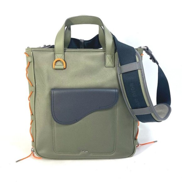 Dior Other - Dior sacai sacai collaboration Saddle bag 2WAY Shoulder Bag Tote Bag